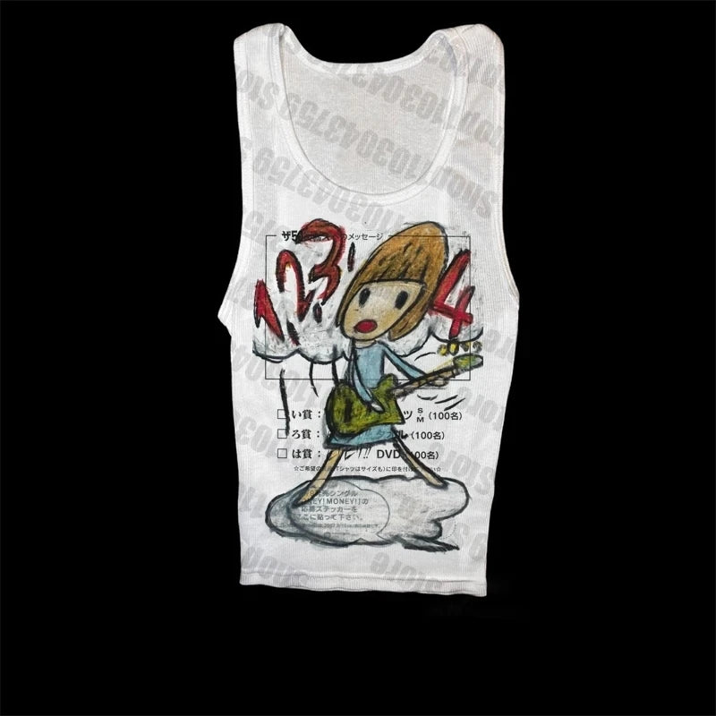 Baby Tees Y2k Tops Women's T-shirts 90s Vintage Clothes Crop Top Women Spring 2025 Woman Harajuku Kawaii Aesthetic Clothing Goth