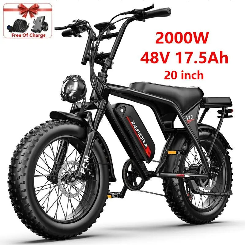 Fat Tire Folding Electric Bike 1000W