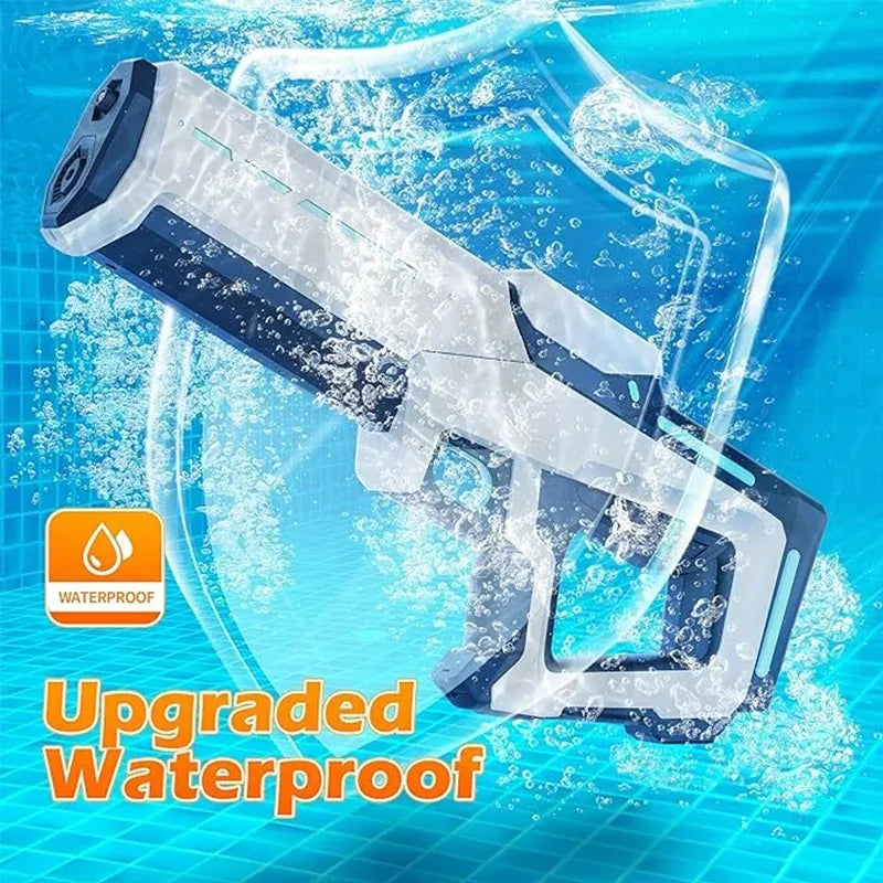 Water Guns Electric For Adults Powerful Squirt Automatic Water Suction Water Blasters Summer Outdoor Beach Toy For Kids Gift