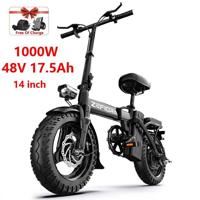 Fat Tire Folding Electric Bike 1000W