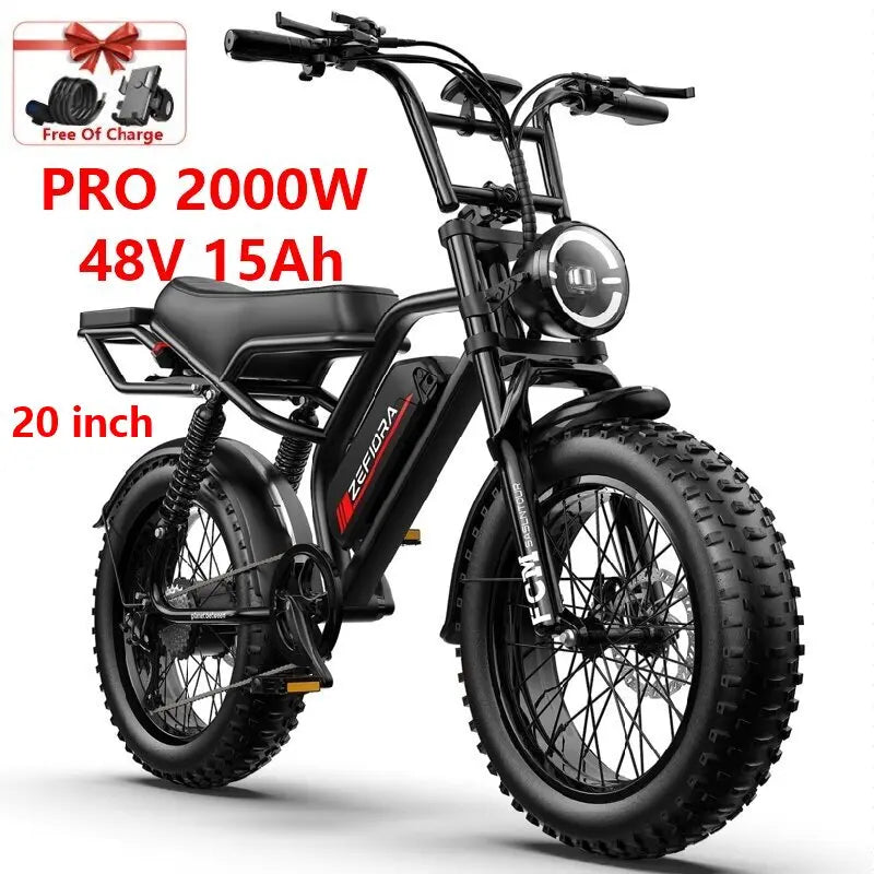 Fat Tire Folding Electric Bike 1000W