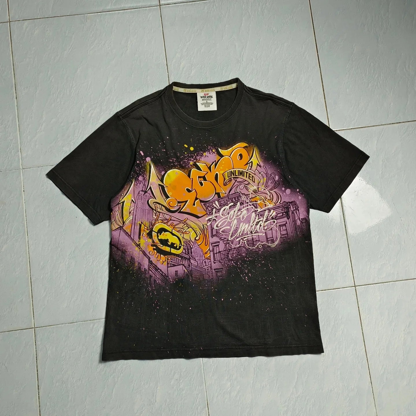 Y2K Gothic Ecko Skull Printing Hoodie Men Women Streetwear Punk Oversize Black Sweatshirt Dark Artistic Casual Pullover