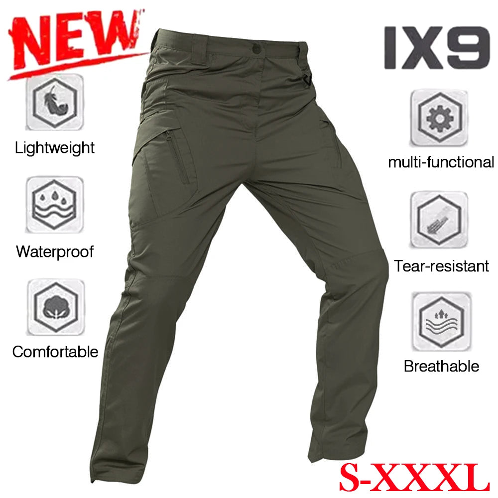 IX9 tactical overalls pants four seasons wear men's assault pants outdoor camouflage training pants wear-resistant multi-pocket