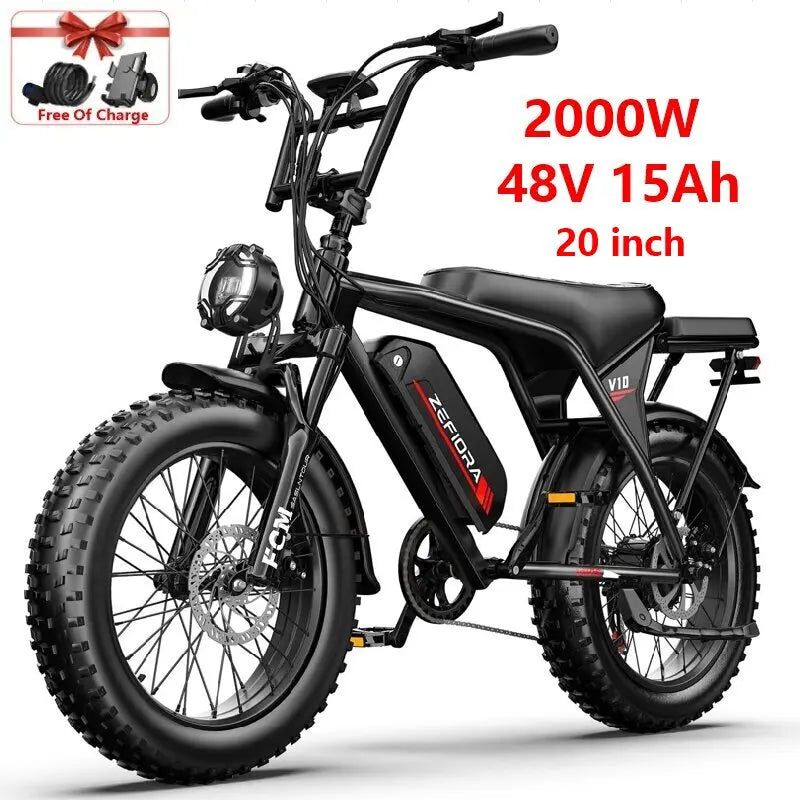 Fat Tire Folding Electric Bike 1000W