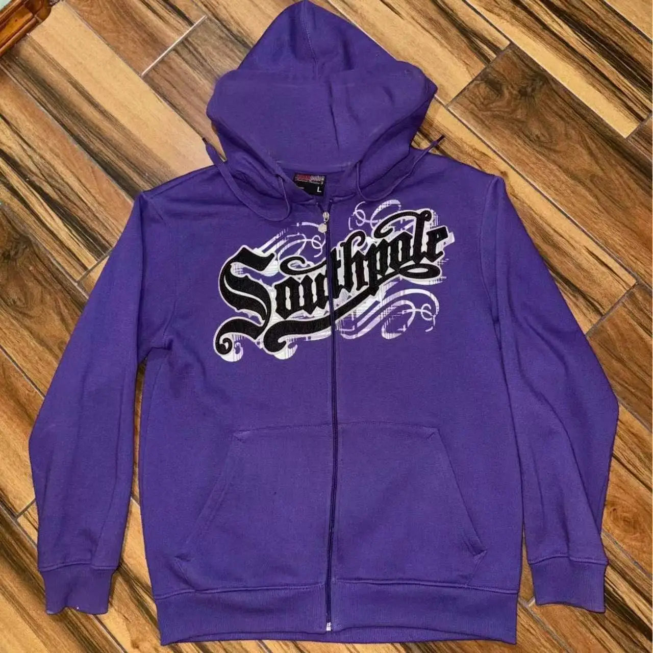 Y2K Gothic Ecko Skull Printing Hoodie Men Women Streetwear Punk Oversize Black Sweatshirt Dark Artistic Casual Pullover