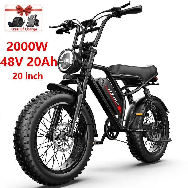 Fat Tire Folding Electric Bike 1000W